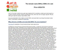 Tablet Screenshot of enhl.com